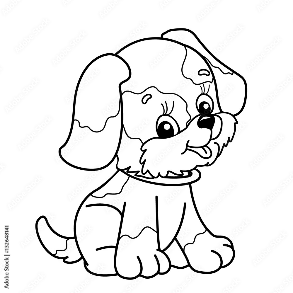 cartoon dog coloring pages
