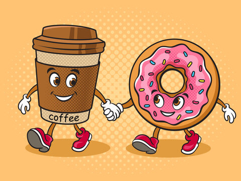 cartoon donut cliparts
