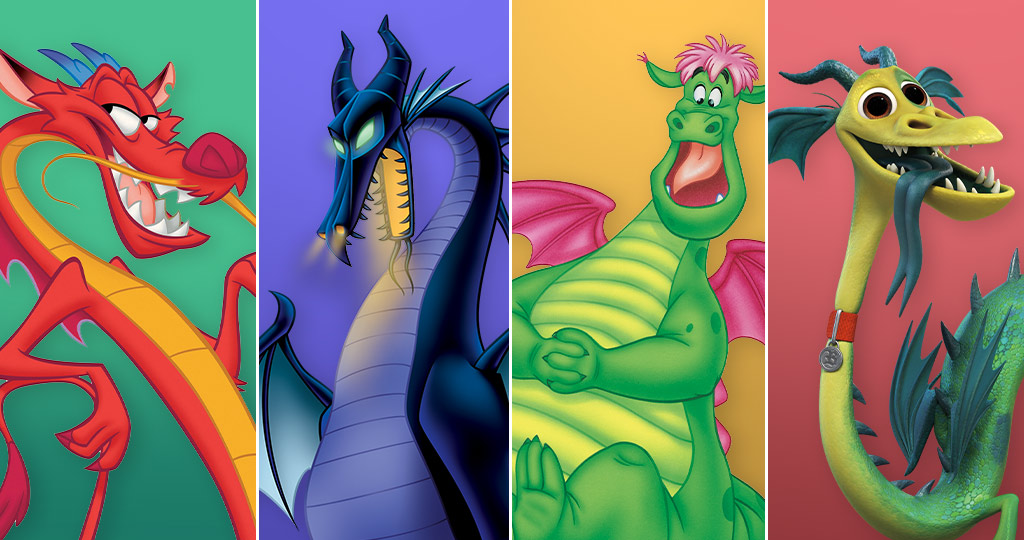 cartoon dragons