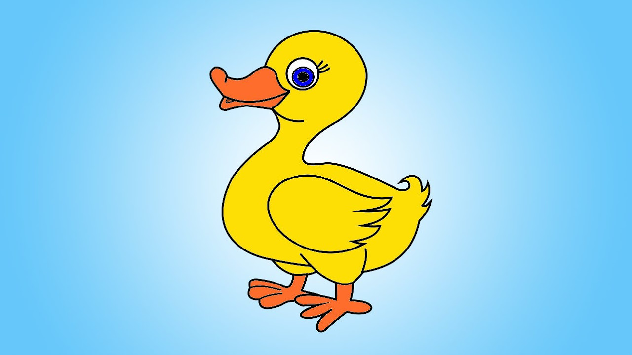 cartoon duck pictures for kids