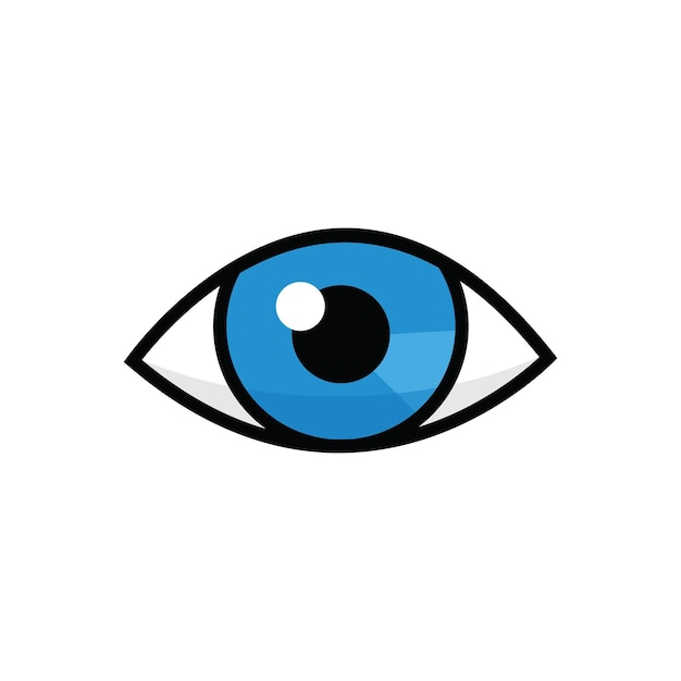 Premium Vector | Eye vector illustration. Cartoon eye. Eye hand ...