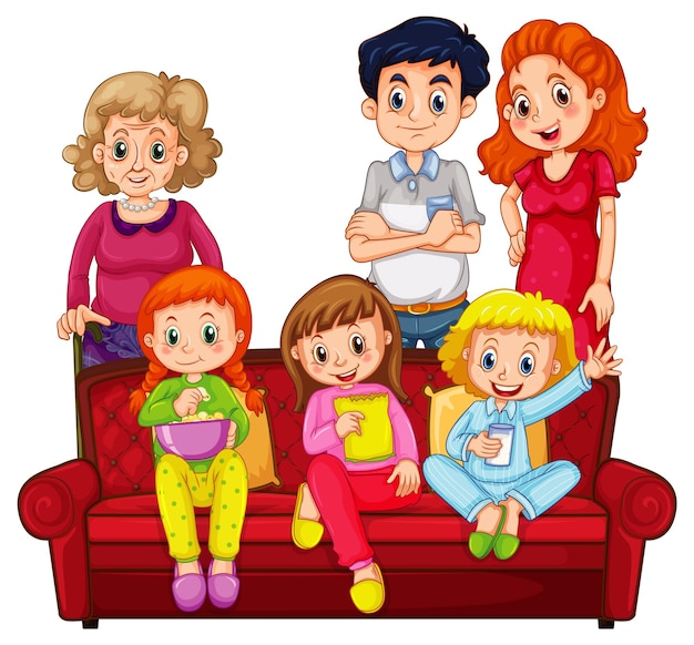 cartoon family cliparts 2024