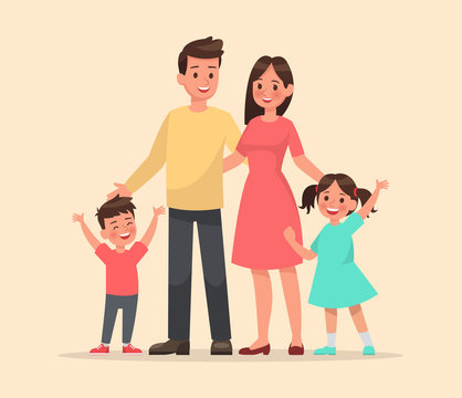 cartoon family pictures