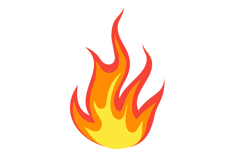 cartoon fire flames