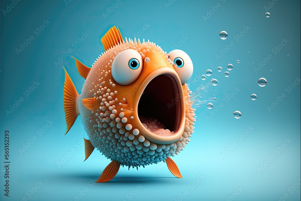 cartoon fish