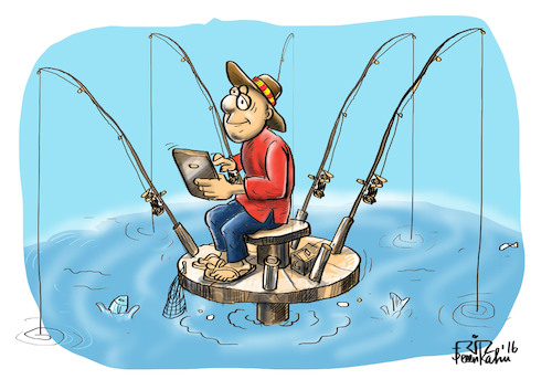 cartoon fishing pictures
