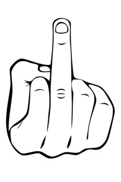 2,500+ Flip The Bird Stock Illustrations, Royalty-Free Vector ...