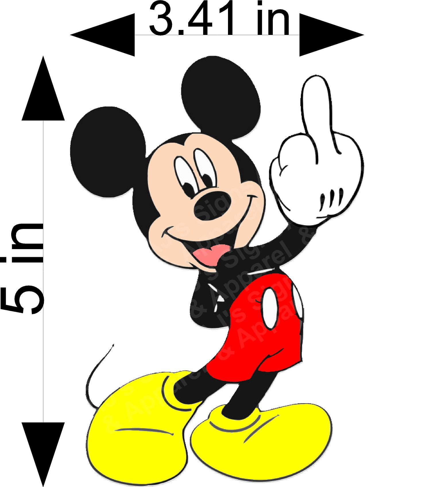 cartoon flipping the bird