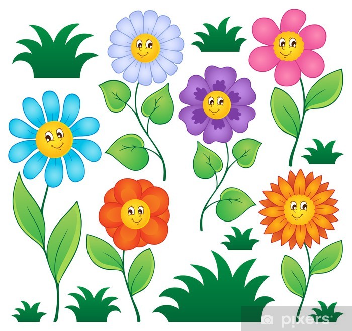 cartoon flowers pictures