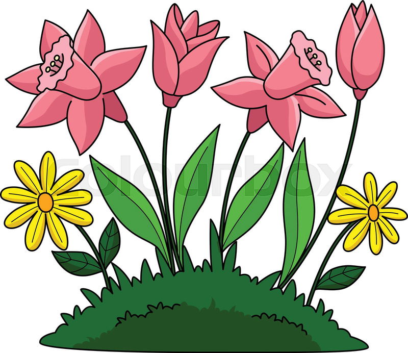 cartoon flowers pictures