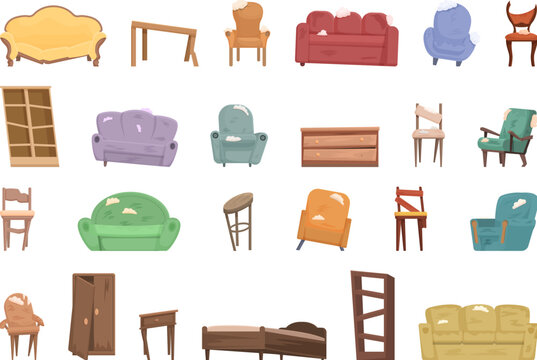 cartoon furniture cliparts 2024