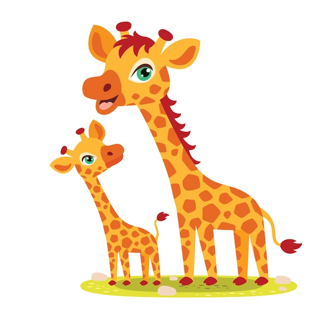cartoon giraffes pictures