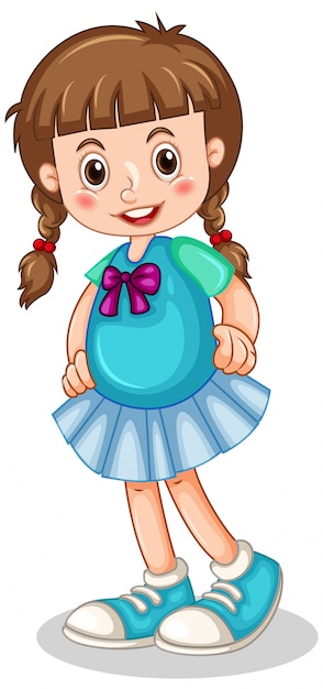 cartoon girl cliparts