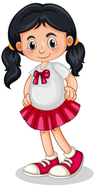 cartoon girl cliparts