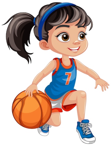 Cartoon Basketball Player Girl Images - Free Download on clipart library