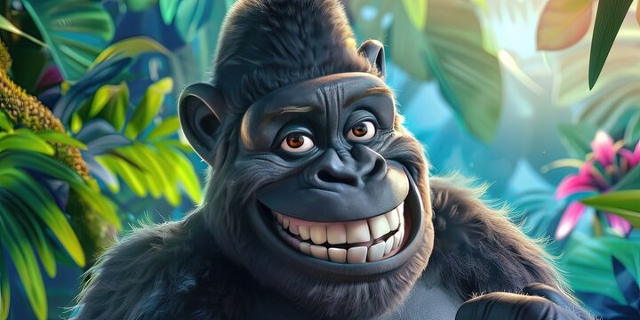 Gorilla Cartoon Images – Browse 73,666 Stock Photos, Vectors, and ...