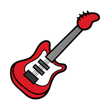 cartoon guitar