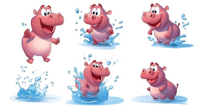 Hippopotamus Cartoon Images – Browse 107,321 Stock Photos, Vectors ...