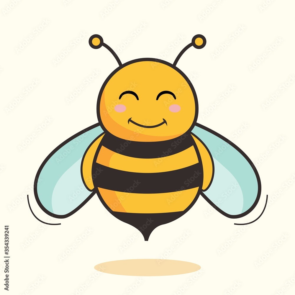 cartoon honey bees