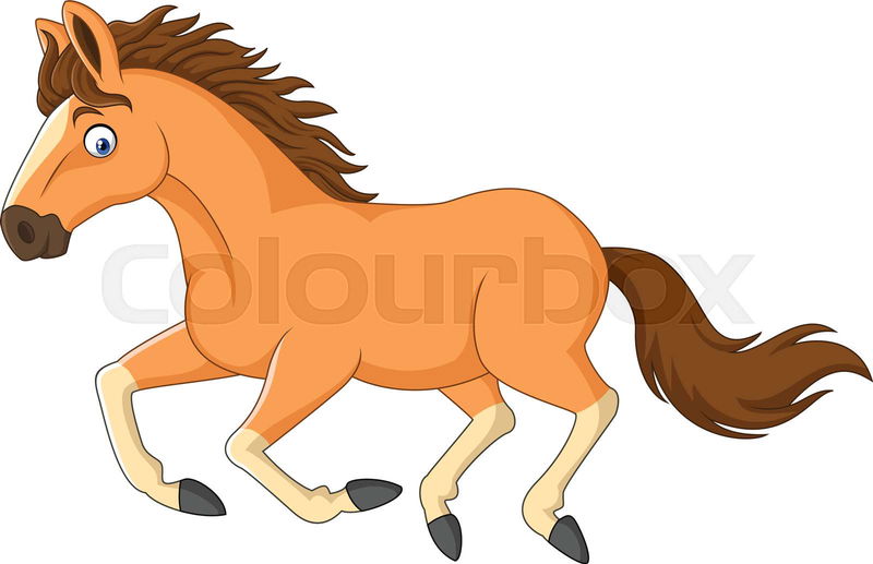 Happy Horse-cartoon | Colourbox