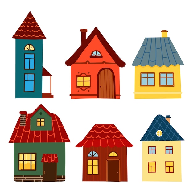 cartoon houses images