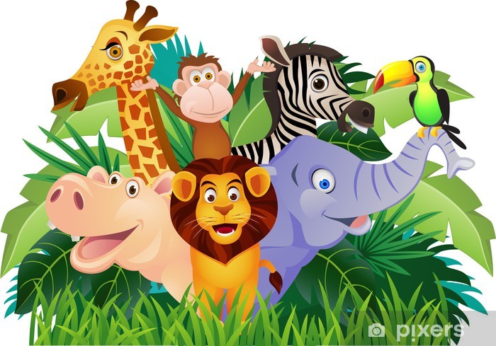 Sticker Animal cartoon