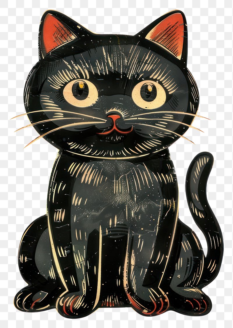 cartoon images of cats