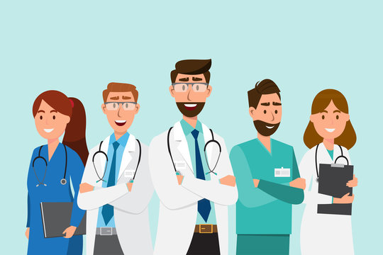 cartoon images of doctors