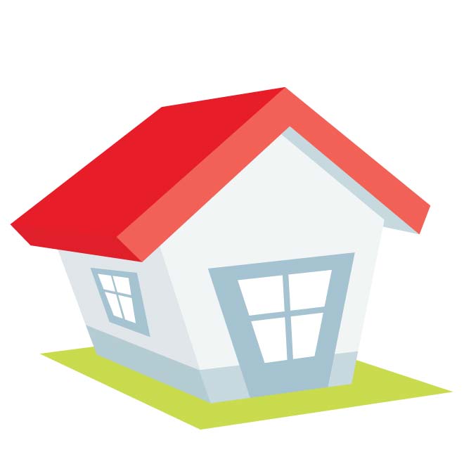 cartoon images of houses