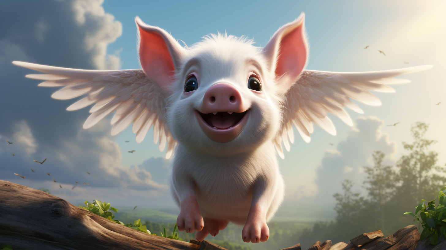 cartoon images of pigs
