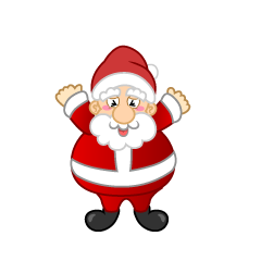 cartoon images of santa