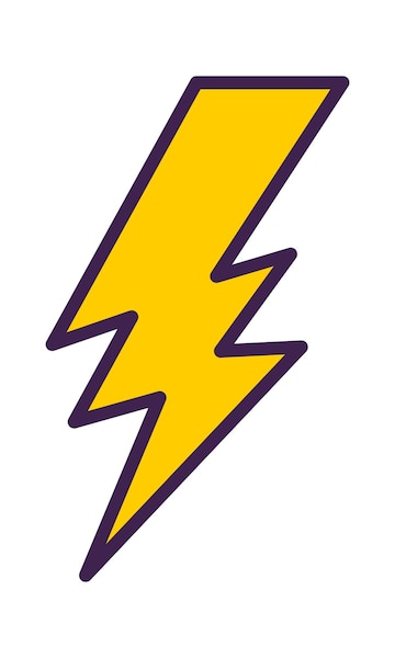 cartoon lightning