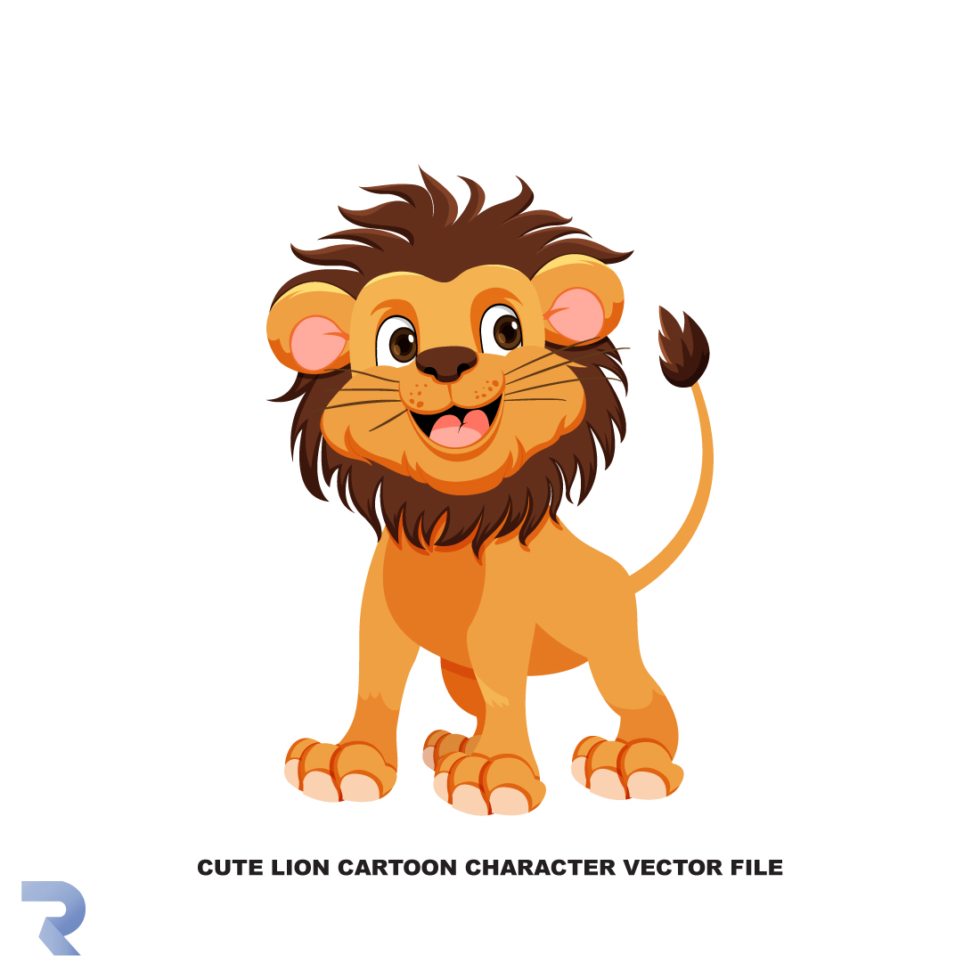 cartoon lion cliparts 2024