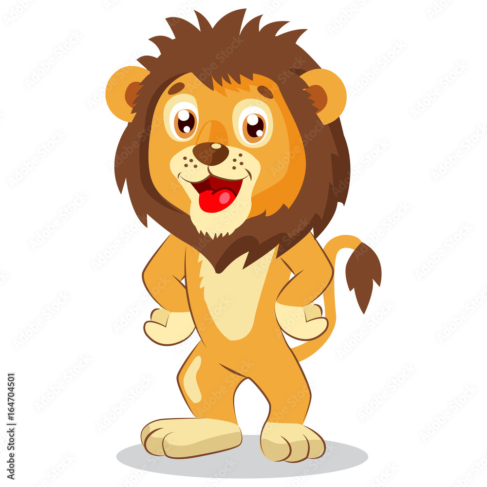 cartoon lion pictures for kids