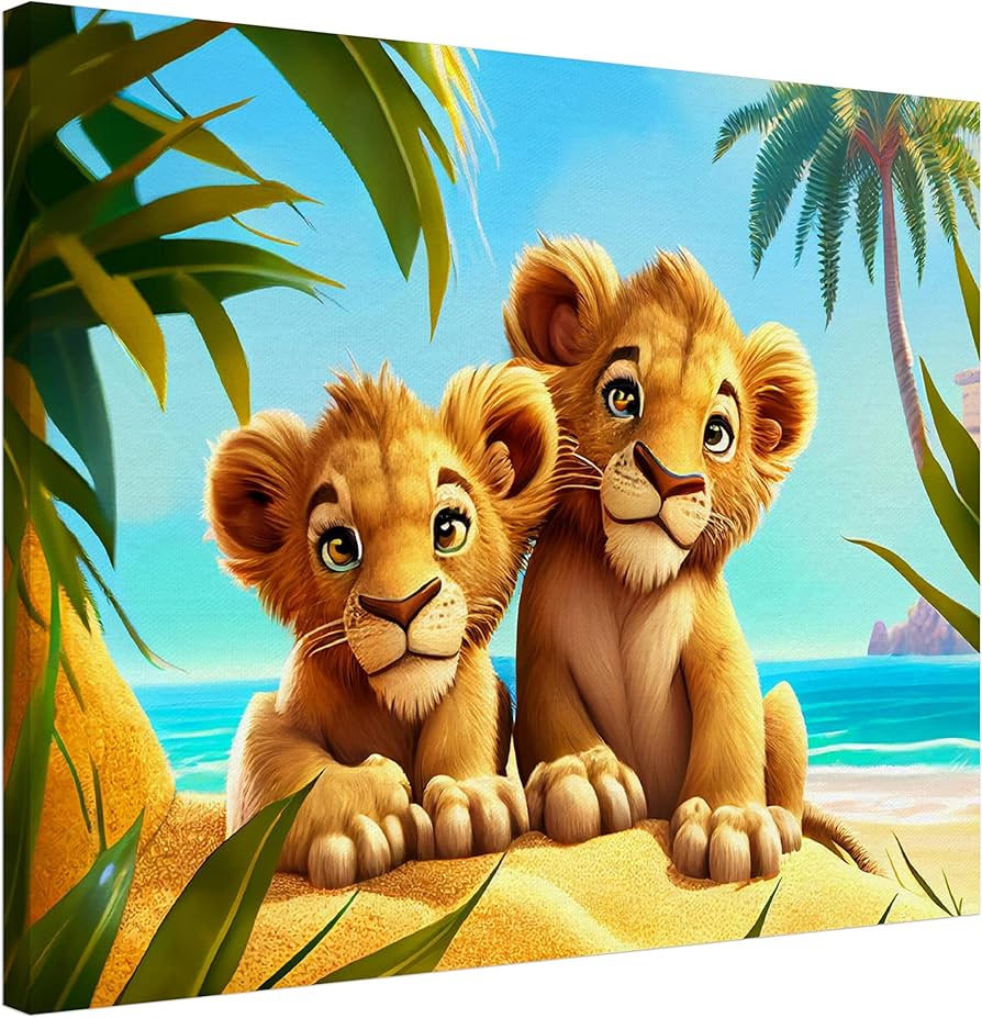 cartoon lion pictures for kids