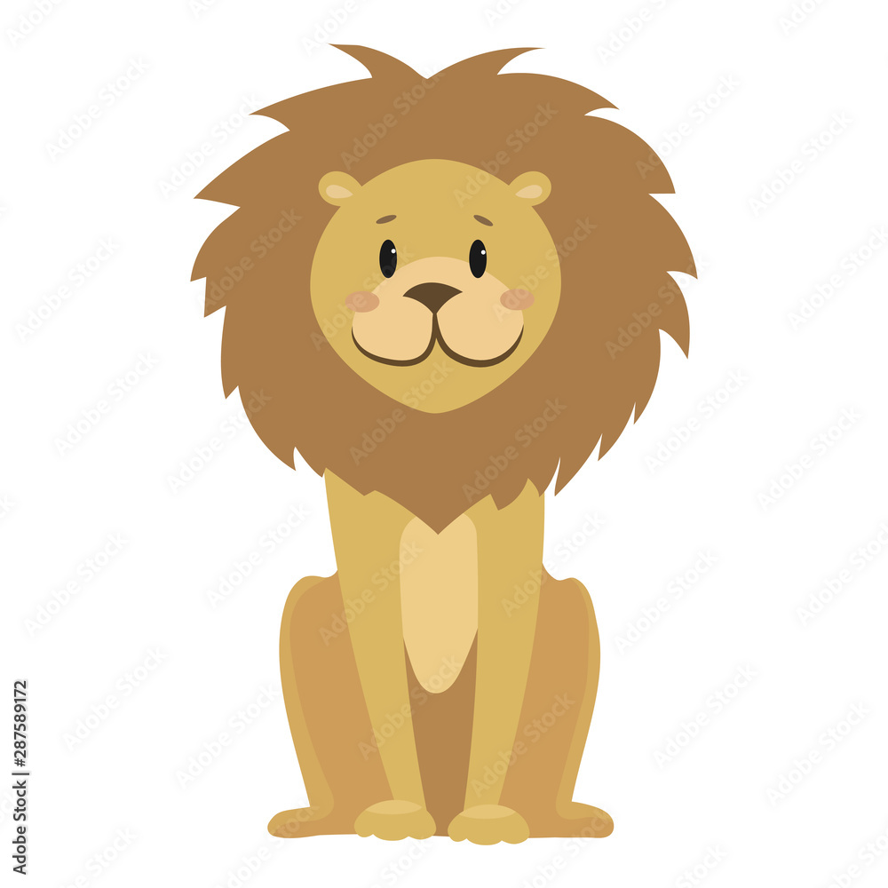 cartoon lion pictures for kids
