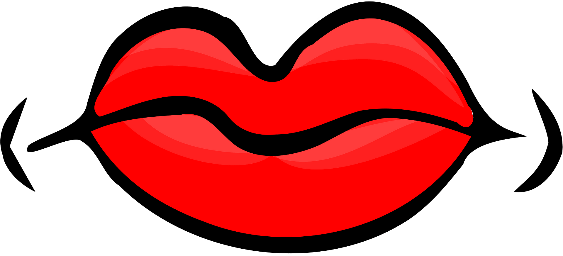 cartoon lips clipart