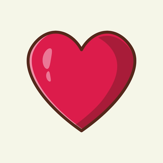 cartoon love heart