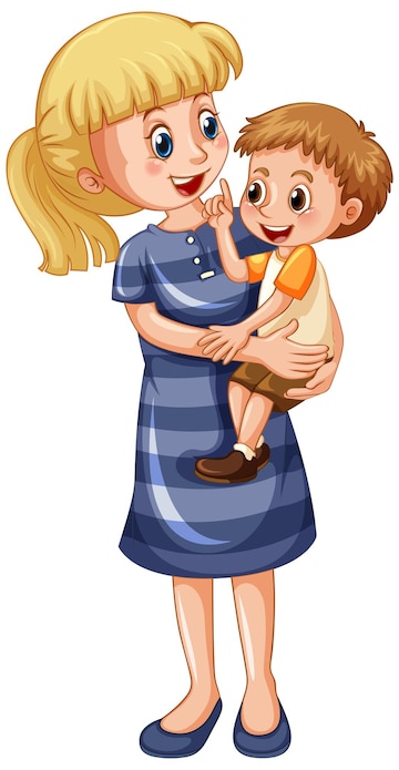 cartoon mom cliparts 2024
