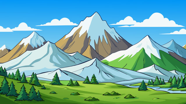 Mountain Range Cartoon Images – Browse 32,762 Stock Photos ...