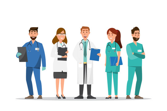 cartoon nurses