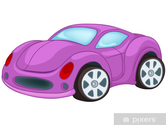 Sticker Cartoon Car - PIXERS.CO.NZ