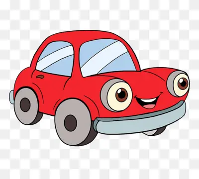 cartoon of car