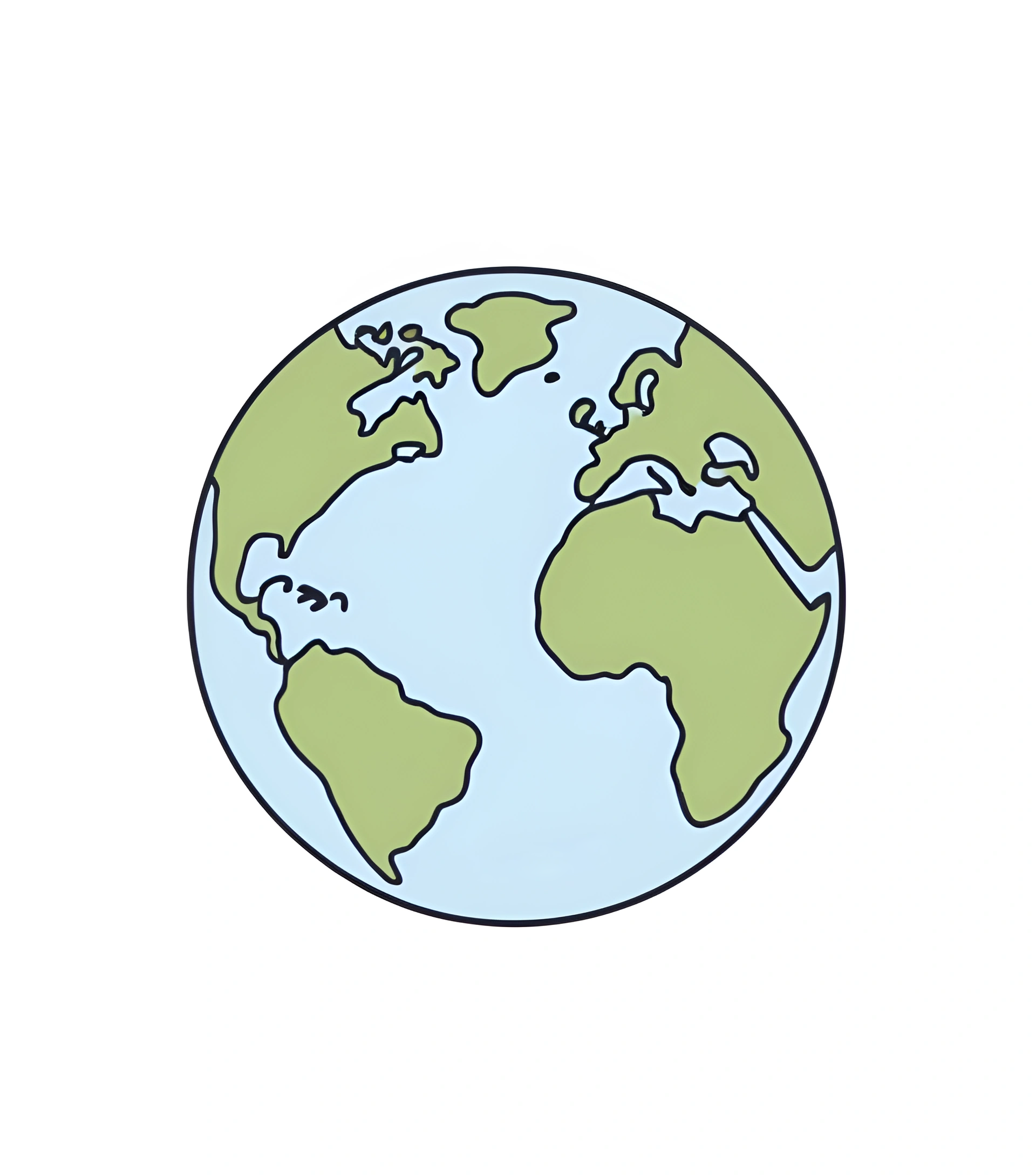 cartoon of earth