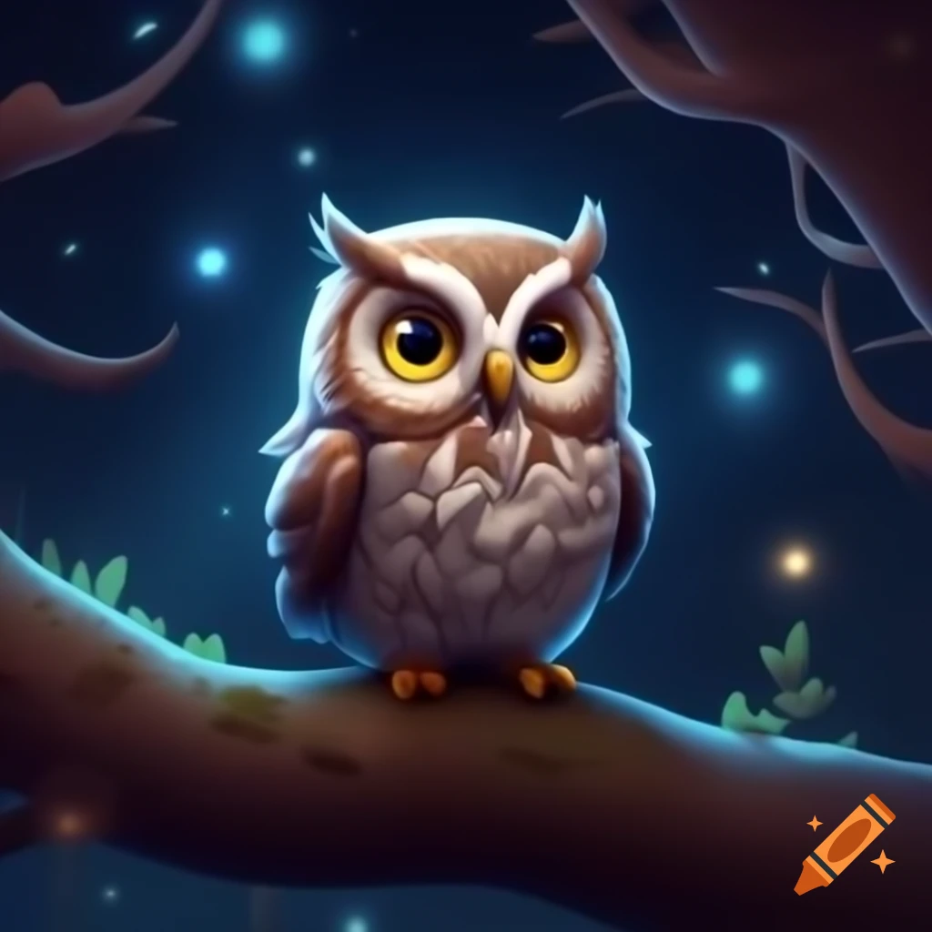 cartoon owls