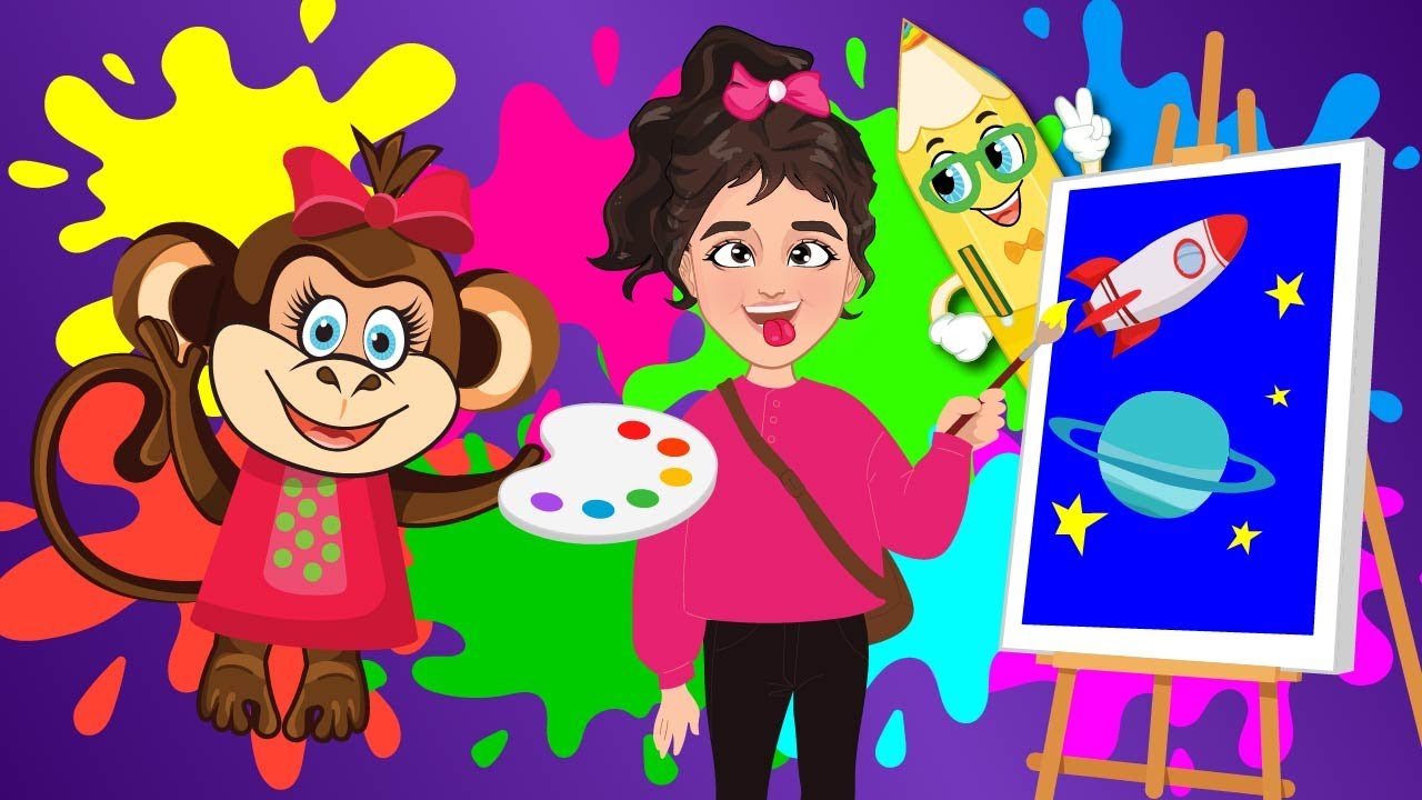 Draw a Painting Song | Art Songs for Kids &amp; Nursery Rhymes 2024