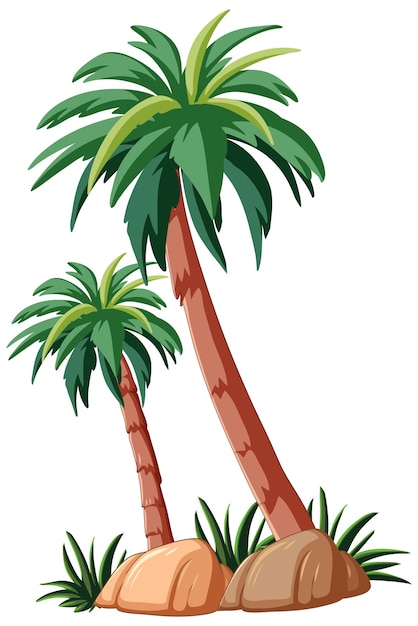 cartoon palm tree pictures