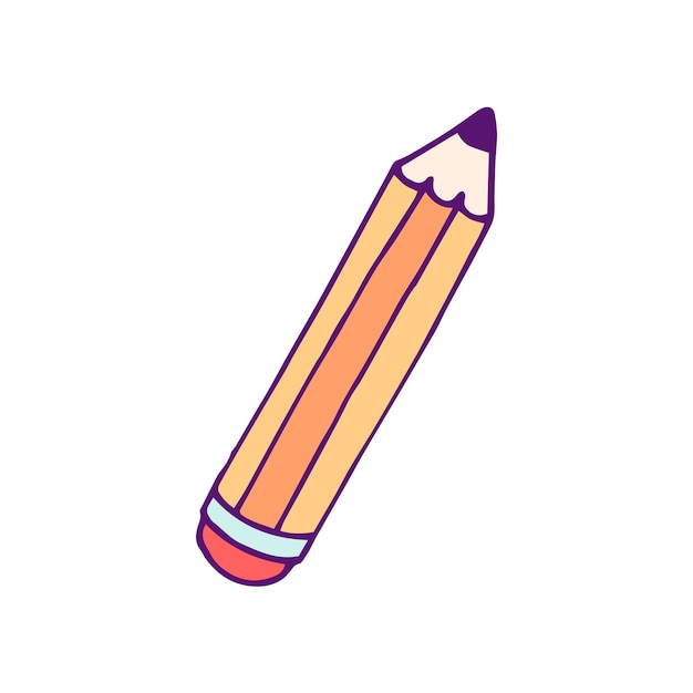 cartoon pencil