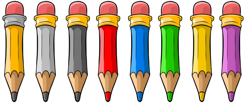 cartoon pencil
