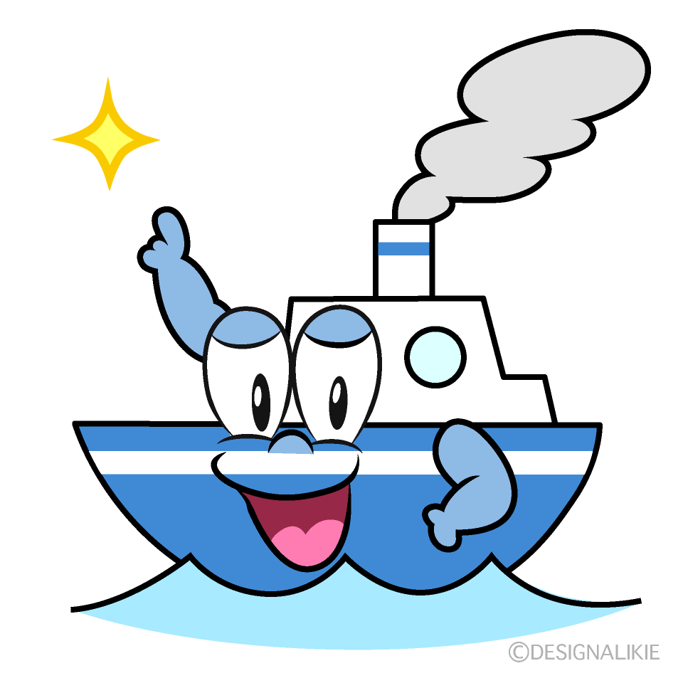 cartoon picture of a boat